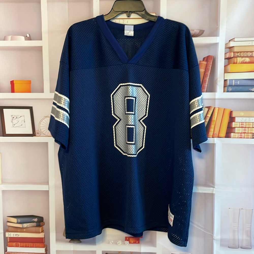 Vintage Logo 7 Troy Aikman Dallas Cowboys #8 Jersey